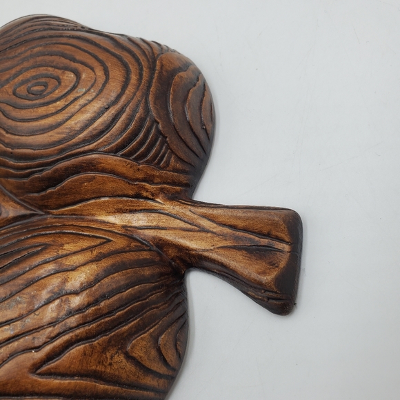 Vintage 1960's Treasure Craft Pottery USA Green Leaf Serving Dish - Picture 9 of 11